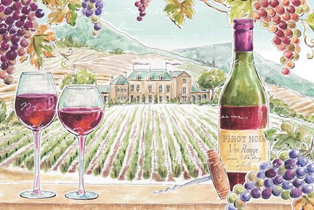 Wine Country I by Daphne Brissonnet art print