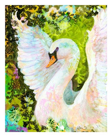 Swan by Jennifer Lommers art print