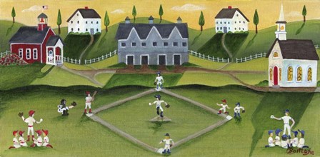 Baseball Games by Cheryl Bartley art print