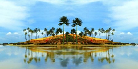 Palm Retreat by Ata Alishahi art print