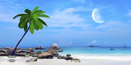 Beach Side by Ata Alishahi art print