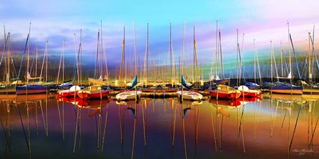 Calm Colorful Day by Ata Alishahi art print