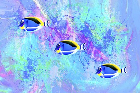 Fish Trio by Ata Alishahi art print