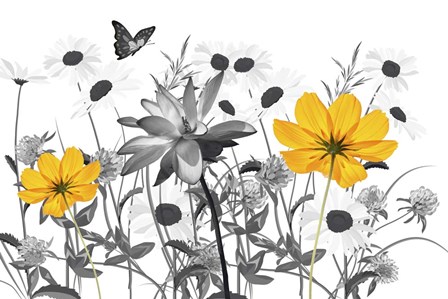 Pop of Yellow by Ata Alishahi art print