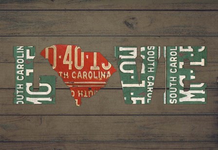 SC State Love by Design Turnpike art print
