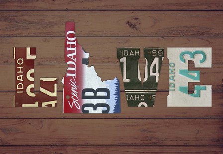 ID State Love by Design Turnpike art print