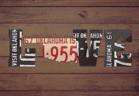 OK State Love by Design Turnpike art print