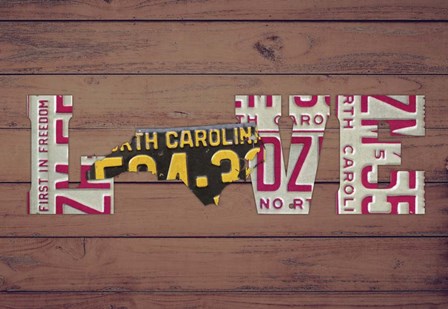 NC State Love by Design Turnpike art print
