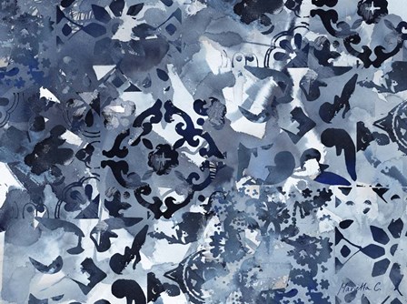 Tie Dye Big B by Marietta Cohen art print