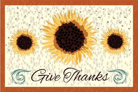 Give Thanks by ND Art &amp; Design art print