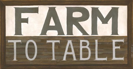 Farm to Table by Cindy Shamp art print