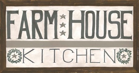 Farm House Kitchen by Cindy Shamp art print