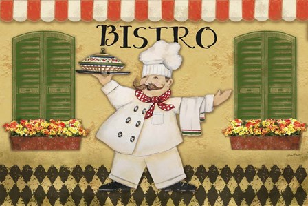 Bistro Chef by Jean Plout art print