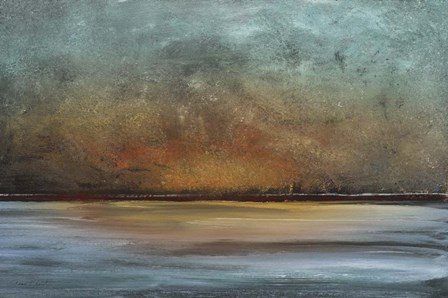 Soothing Sunset Landscape by Jean Plout art print