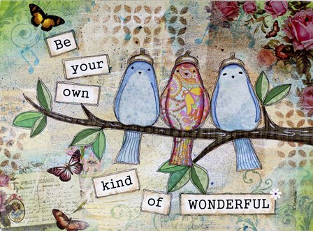 Kind of Wonderful by Let Your Art Soar art print