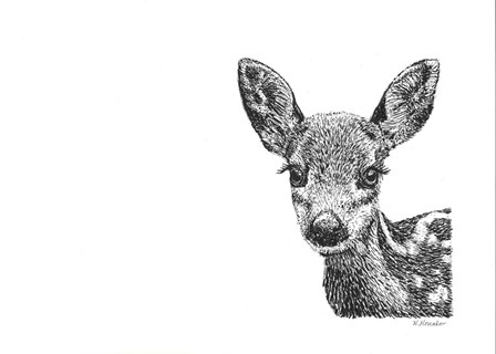 Deer by Let Your Art Soar art print