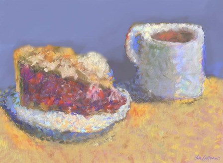 It's A Cherry Pie Day by Lisa Katharina art print