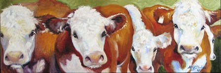 Fab Five Cows by Marcia Baldwin art print