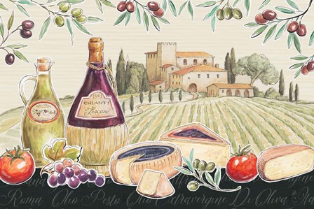 Tuscan Flavor I by Daphne Brissonnet art print