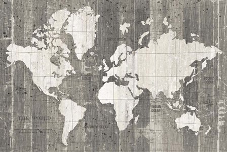 Old World Map Neutral by Wild Apple Portfolio art print