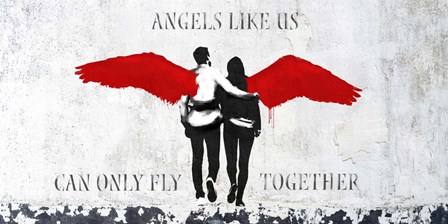 Angels Like Us by Masterfunk Collective art print