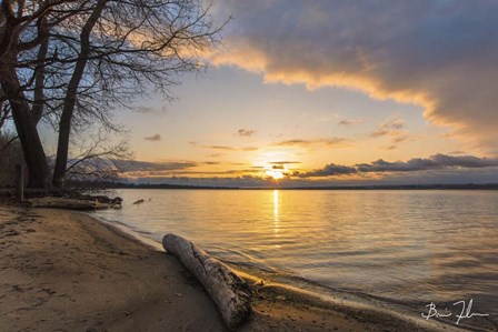 Presque Isle Sunrise by 5fishcreative art print