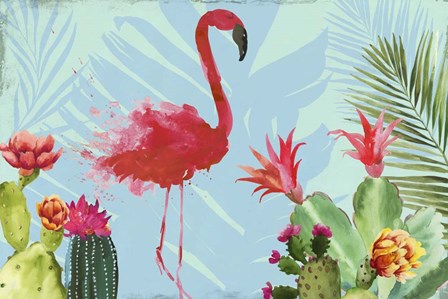 Flamingo in the Mix by Aimee Wilson art print