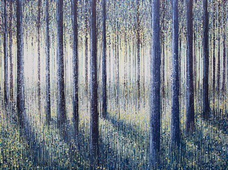 Spring Light Through Forest Trees by Marc Todd art print