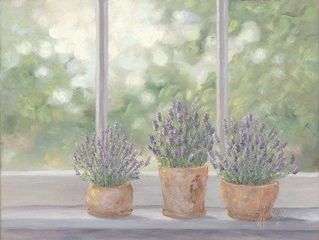Lavender Pots by Georgia Janisse art print