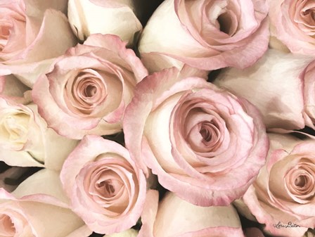 Top View - Pink Roses by Lori Deiter art print