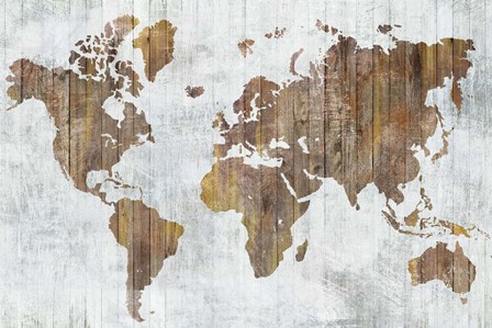 World Map II by Isabelle Z art print