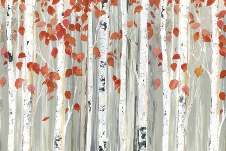Red Leaves by Allison Pearce art print