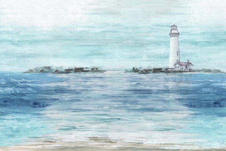 Coastal Lighthouse by Eva Watts art print