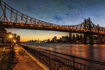 Queensboro at Twilight C by Franklin Kearney art print