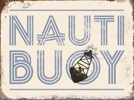 Punny Nautical V by J.J. Brando art print