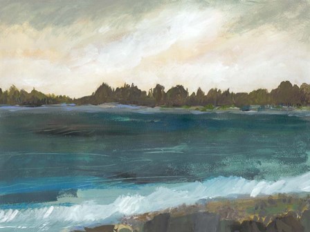 Seaside View II by Karen Fields art print