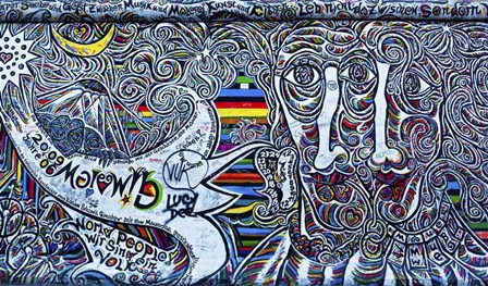 Berlin Wall 5 by Duncan art print