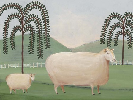 Folk Farm I by Regina Moore art print