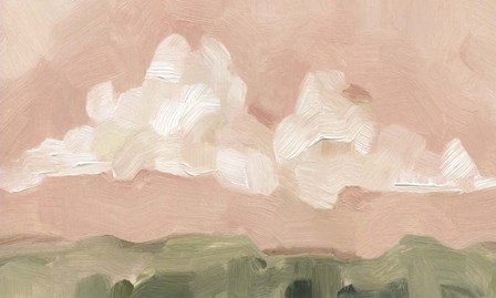 Pink Haze Sunset I by Emma Scarvey art print