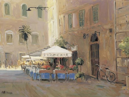 Cafe Roma by Allayn Stevens art print