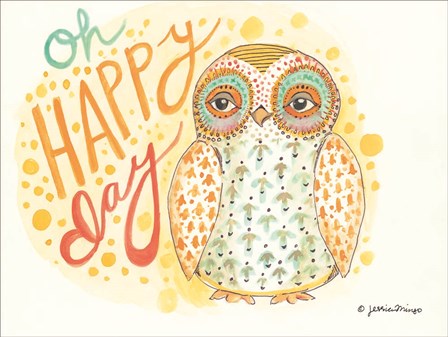 Oh Happy Day by Jessica Mingo art print