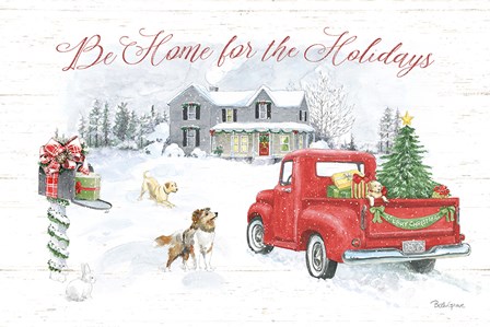 Farmhouse Holidays VI by Beth Grove art print
