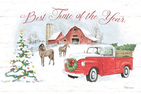 Farmhouse Holidays V by Beth Grove art print