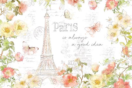 Painting Paris I by Katie Pertiet art print