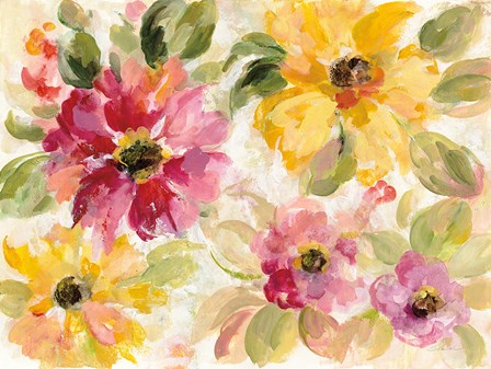 Floral Radiance by Silvia Vassileva art print