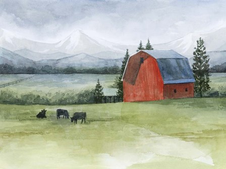 Valley Herd I by Grace Popp art print