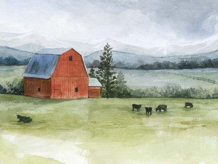 Valley Herd II by Grace Popp art print