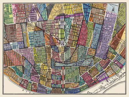 Modern Map of St. Louis by Nikki Galapon art print