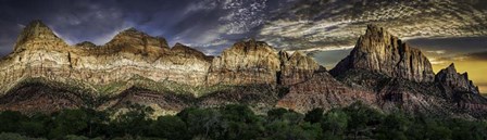 Watchman Mountains by Duncan art print