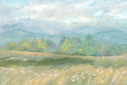 Country Meadow Landscape by Cynthia Coulter art print